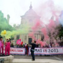 Image prise lors de la manifestation à la Sorbonne le 16/05/2013.
